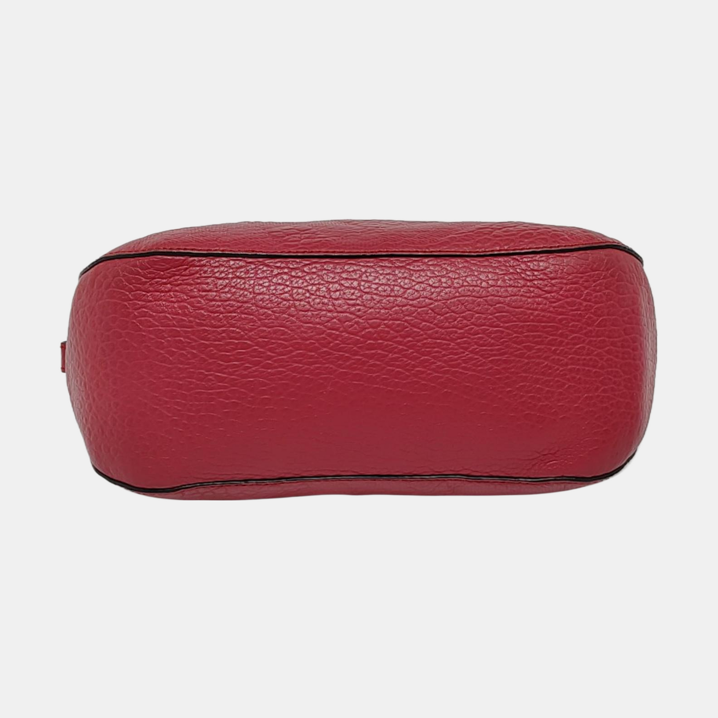 BURBERRY Clifton Medium size Red Cowhide Single Shoulder Bag Handbag Crossbody Bag Golden hardware Removable shoulder strap-(SKU)-954487883
