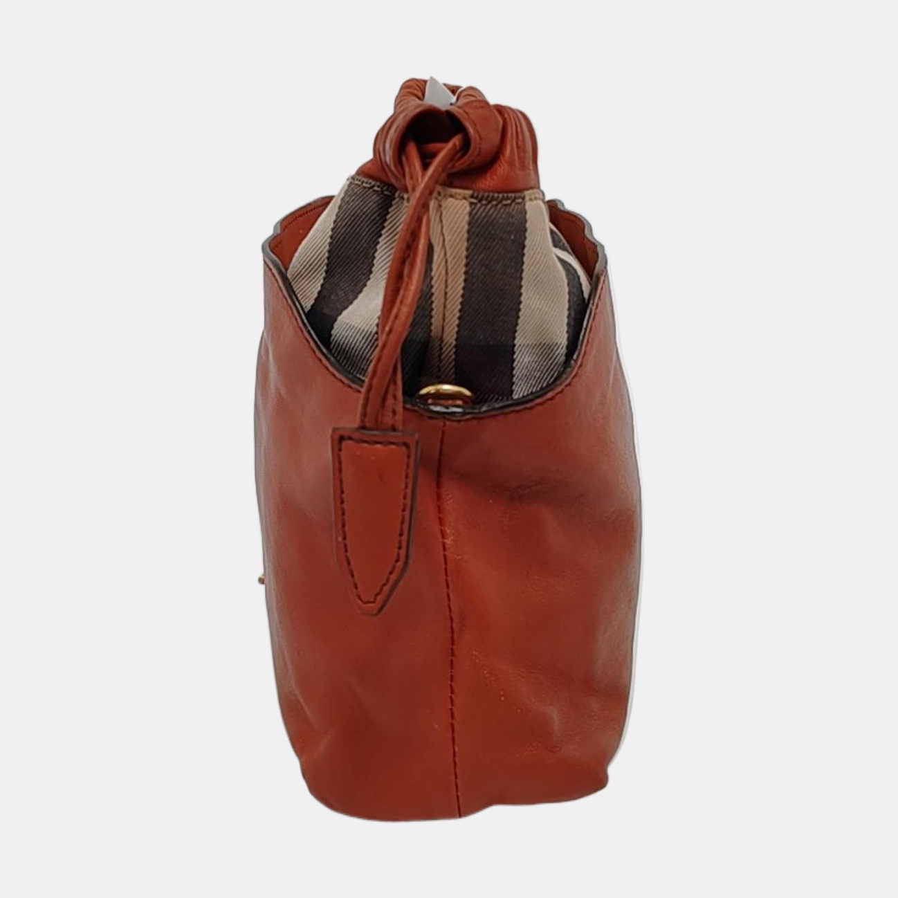 BURBERRY Red cowhide shoulder bag crossbody bag Golden hardware Removable shoulder strap-(SKU)-954287529