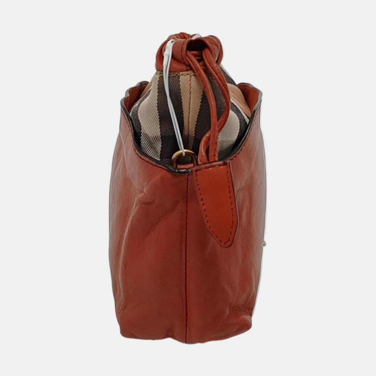 BURBERRY Red cowhide shoulder bag crossbody bag Golden hardware Removable shoulder strap-(SKU)-954287529