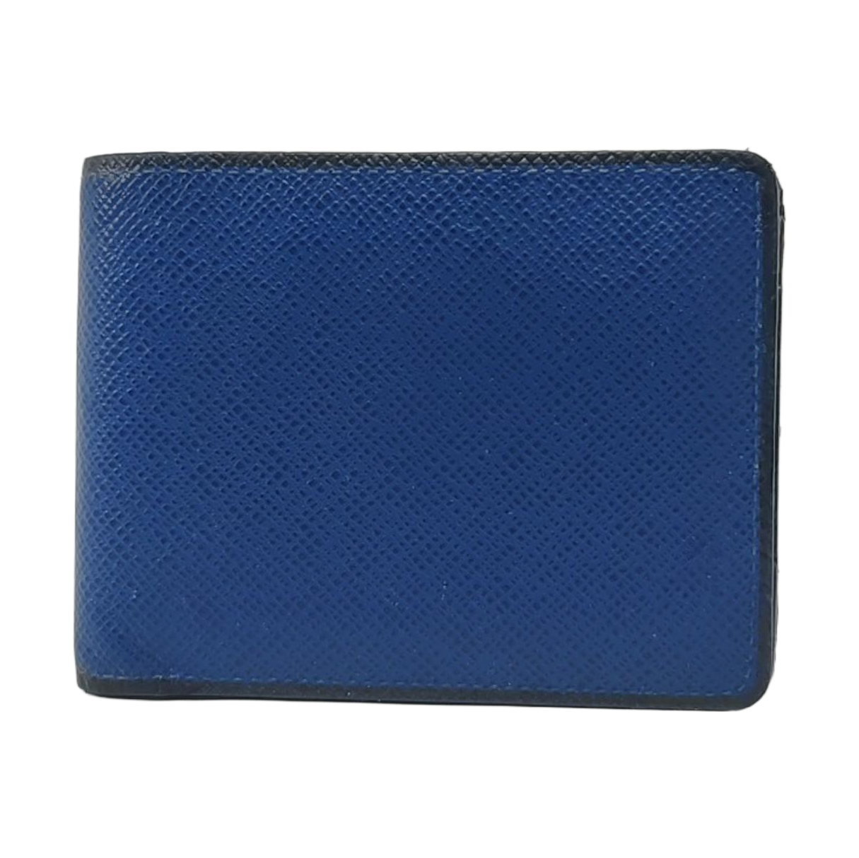 LOUIS VUITTON MULTIPLE Dark Blue Cowhide Wallet-(SKU)-954263593