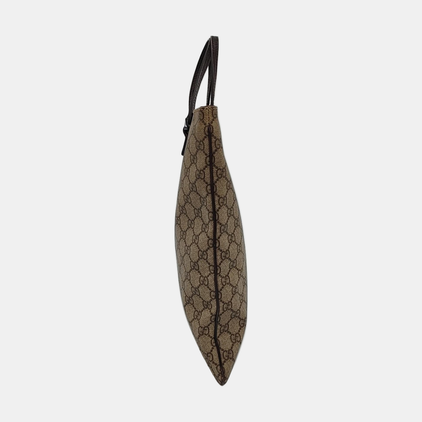 GUCCI Tote bag Ebony Coated Canvas Monogrammed Handbag Black hardware-(SKU)-954704825