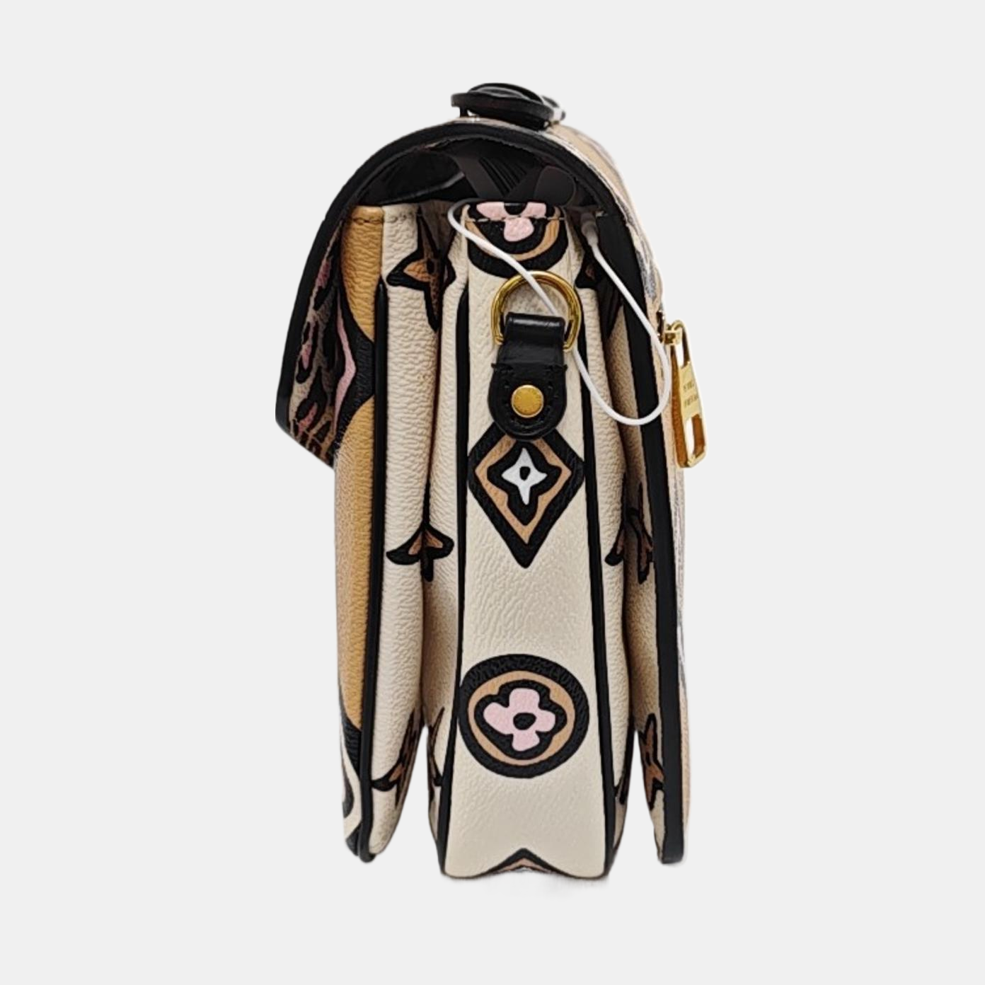 LOUIS VUITTON MÉTIS Medium Brown Coated Canvas Printed Messenger Bag Single Shoulder Bag Handbag Detachable Strap-(SKU)-954441029