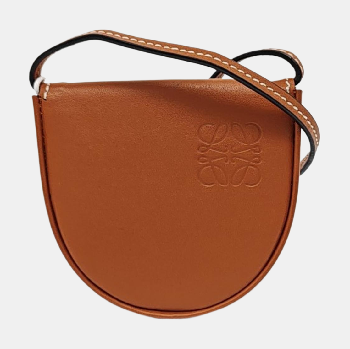 LOEWE Heel Brown Leather Single Shoulder Bag Crossbody Bag-(SKU)-954726411