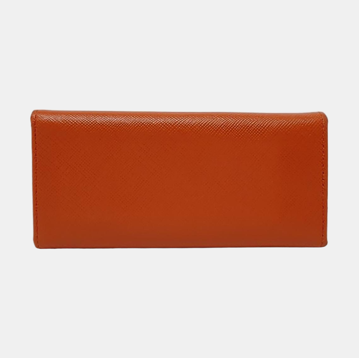 PRADA Orange Leather Crossbody Key Pouch Golden hardware-(SKU)-954583287