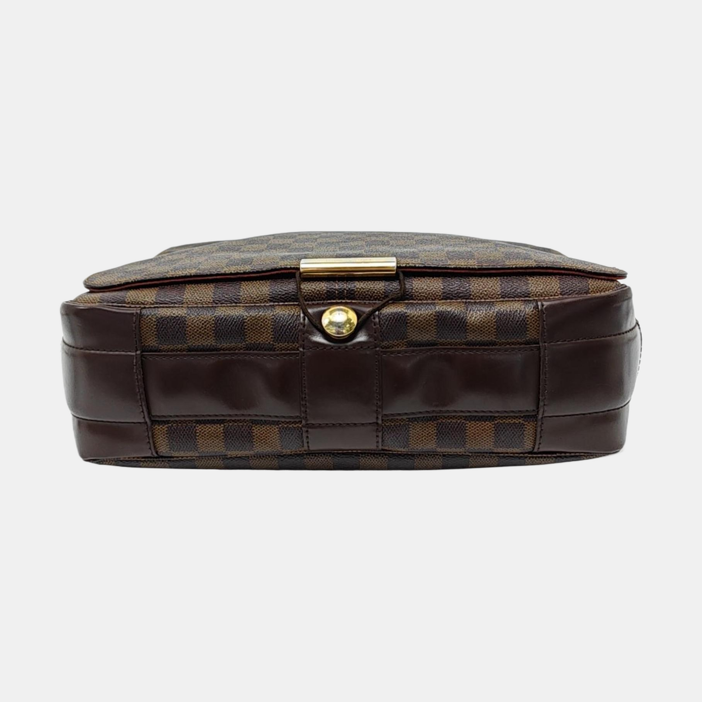 LOUIS VUITTON BASTILLE Brown Coated Canvas Checkered Single Shoulder Bag Crossbody Golden hardware-(SKU)-954553380