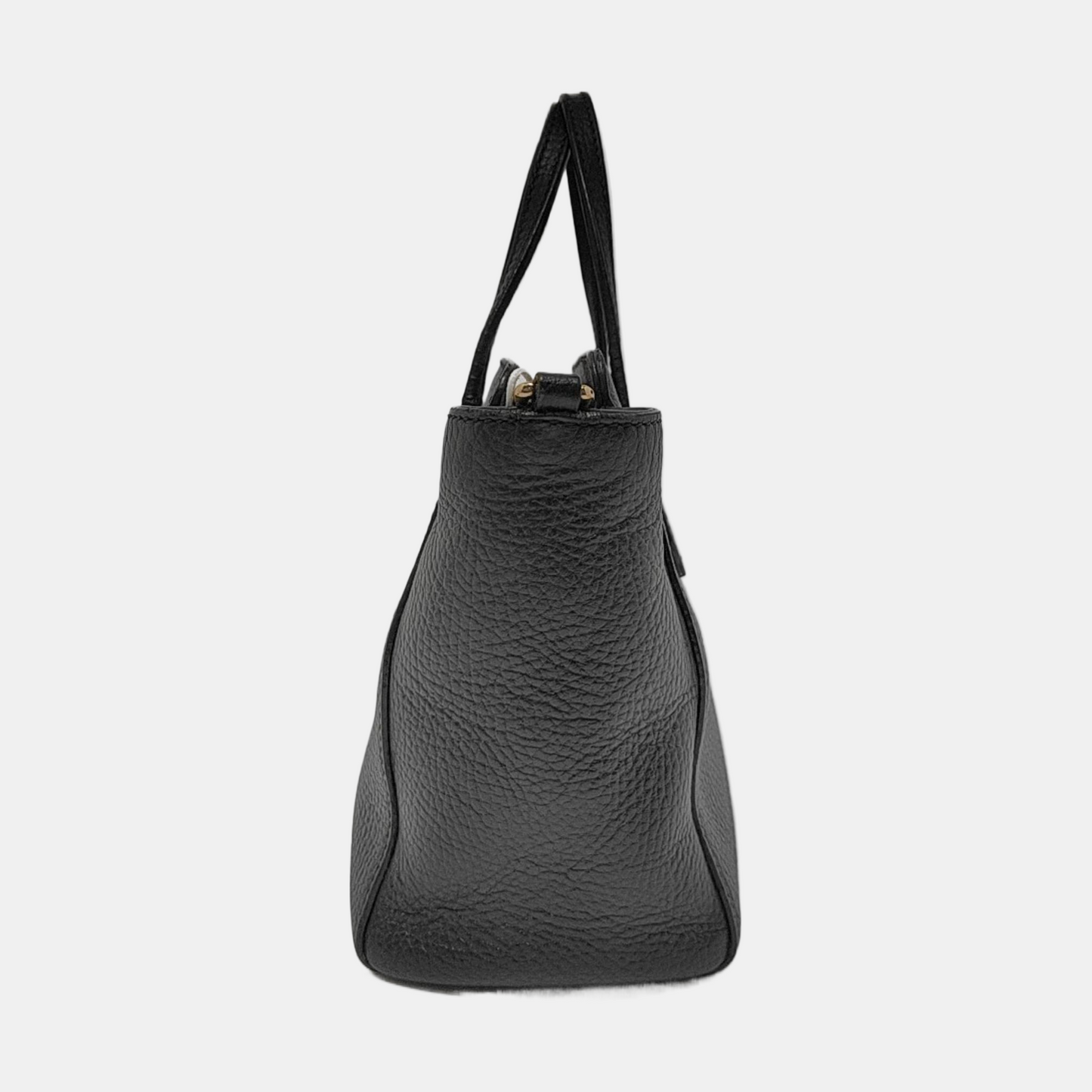 GUCCI Swing Black Cowhide Single Shoulder Bag Tote Bag Golden hardware Removable shoulder strap-(SKU)-954725324
