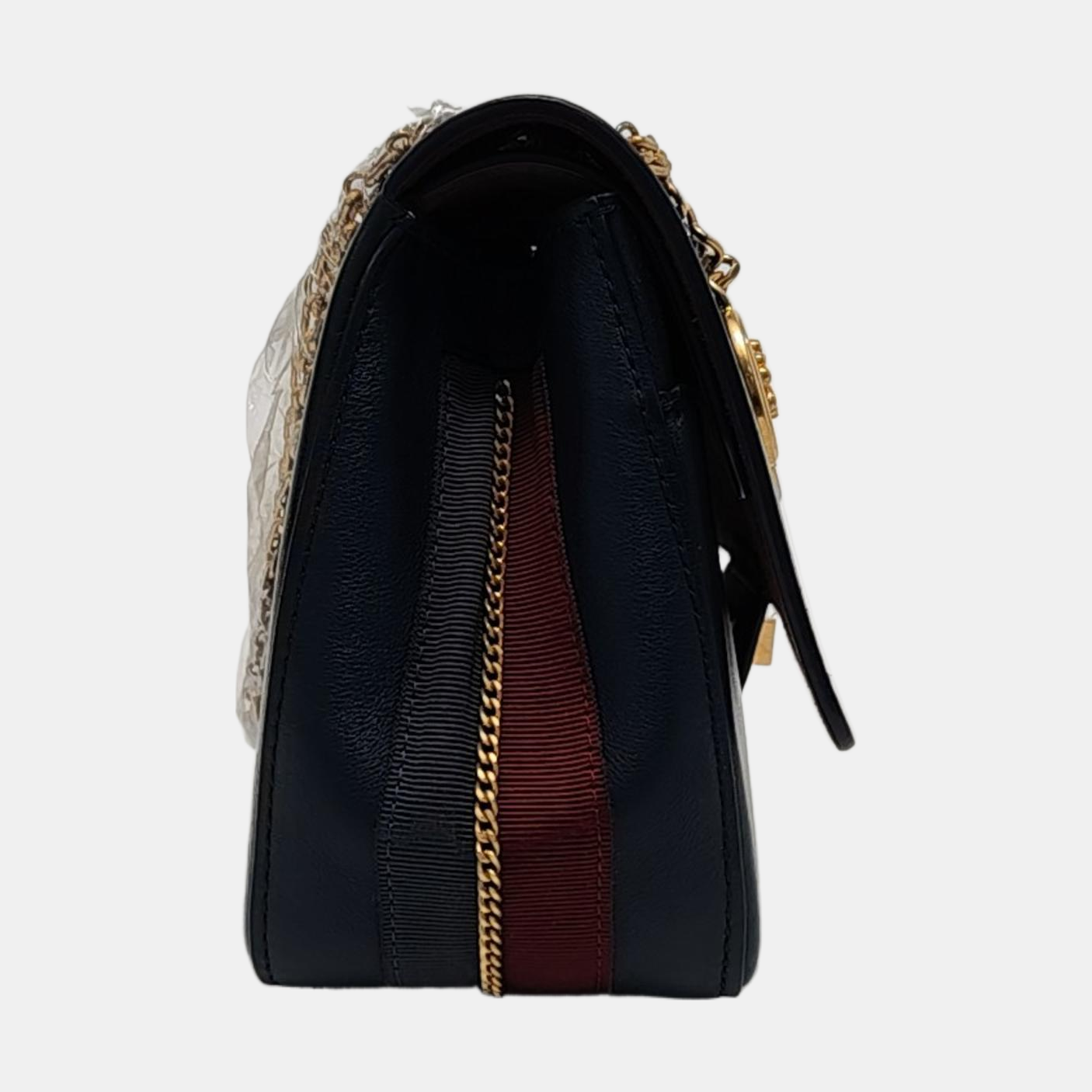 CHANEL 2.55 Deep Blue Calf Leather Single Shoulder Bag Crossbody Bag Golden Hardware 26 Openings-(SKU)-954526638