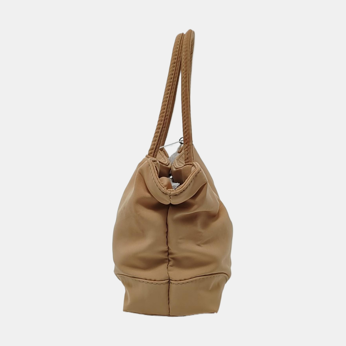 BOTTEGA VENETA Tote bag Khaki Nylon Quilted Handbag Golden hardware-(SKU)-954647778