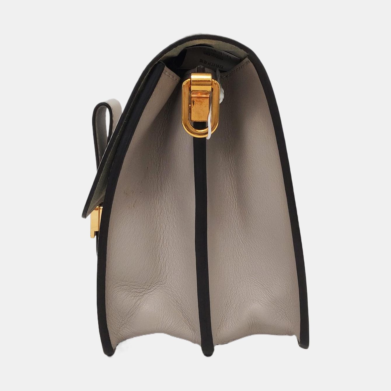 LOUIS VUITTON DAUPHINE Medium Elephant Grey Leather Dauphine Crossbody Bag Single Shoulder Bag with Detachable Strap-(SKU)-954852579