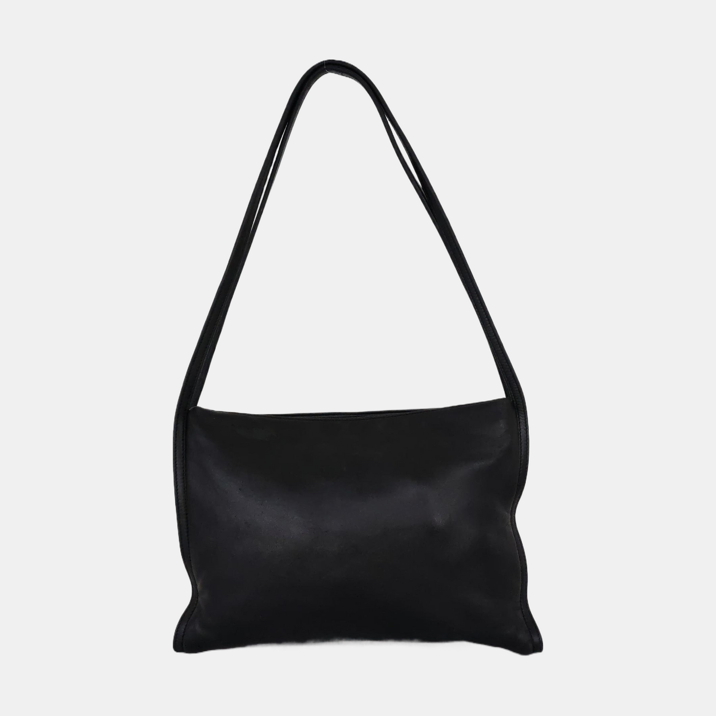 LOEWE Tote bag Black Lamb Leather Single Shoulder Bag Golden hardware-(SKU)-952391467