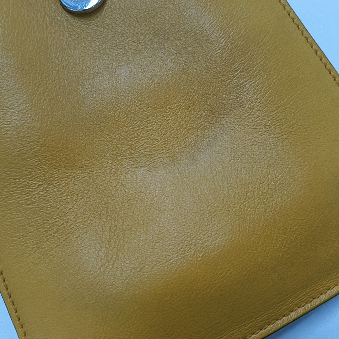 Chloé Faye Small size Yellow Leather Single Shoulder Bag Crossbody Bag Handbag Golden hardware Removable shoulder strap-(SKU)-954686594