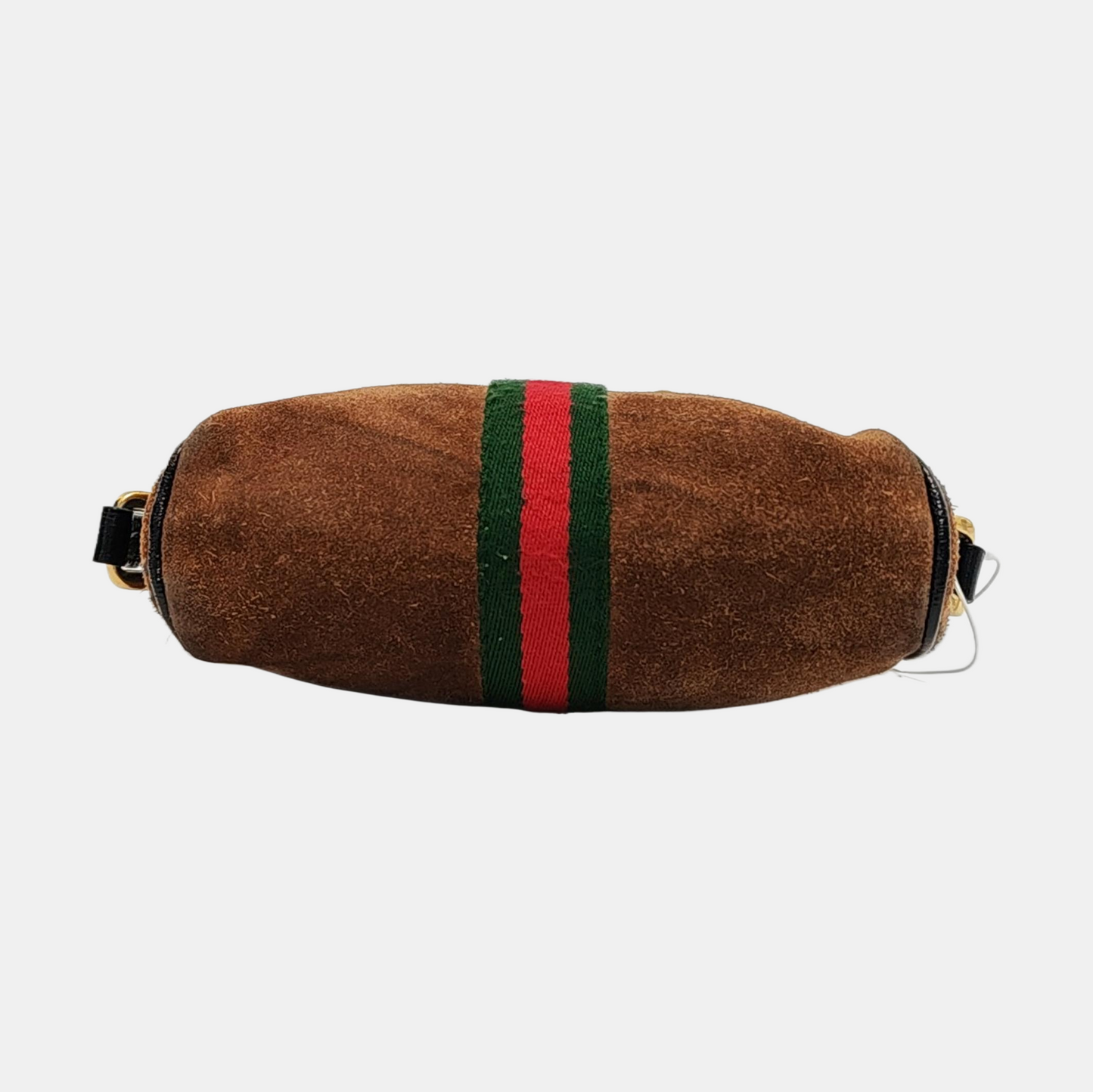 GUCCI Ophidia mini Brown Suede Leather Striped Webbing Single Shoulder Bag Crossbody Bag Golden hardware-(SKU)-953950418