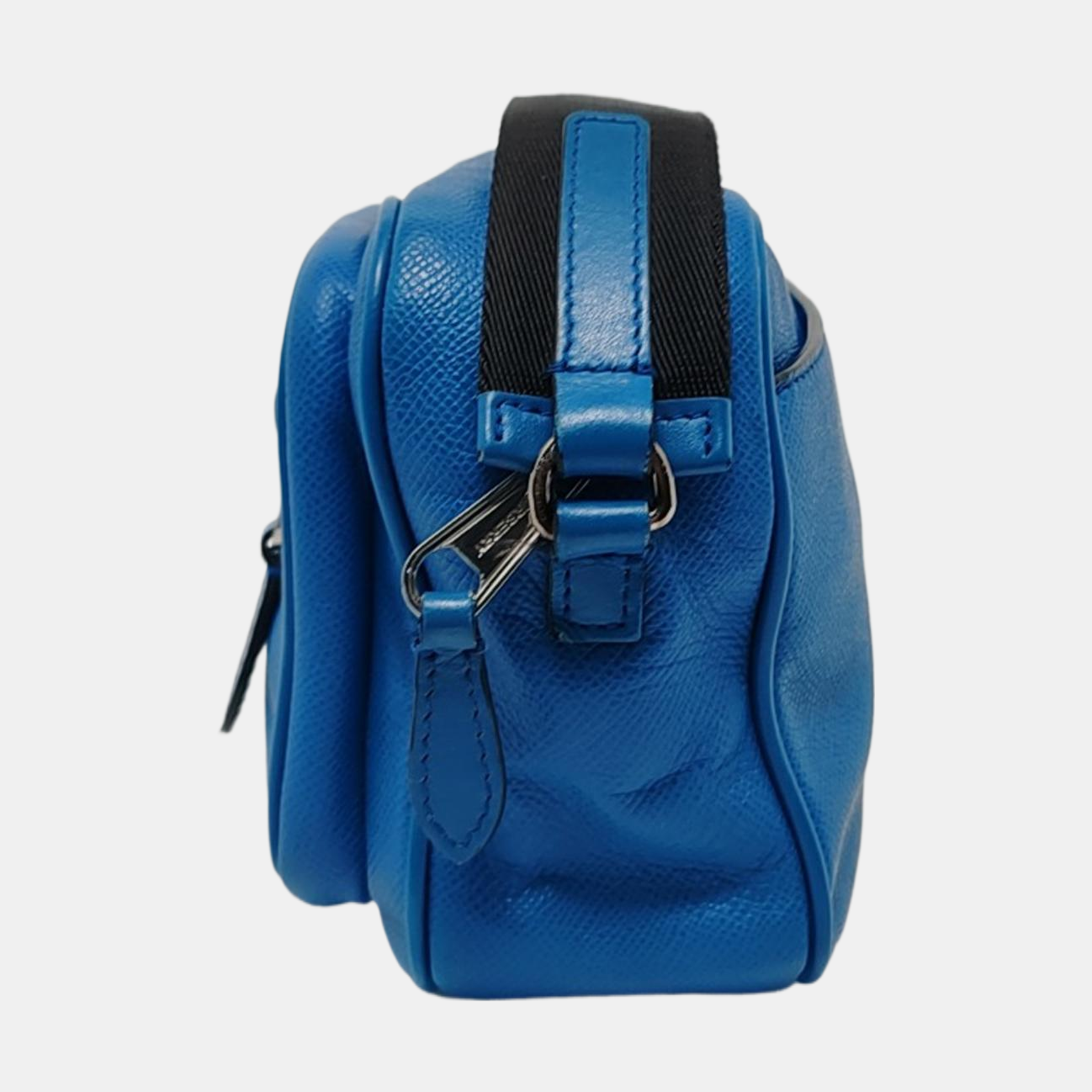 BURBERRY Paddy Blue Cowhide Crossbody Bag Silver Hardware-(SKU)-954608995