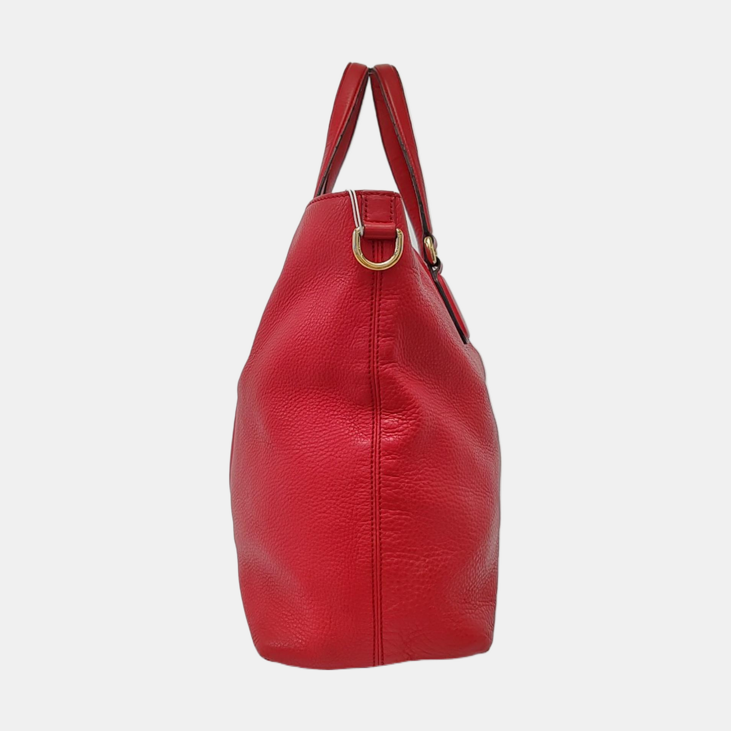 GUCCI Tote bag Red Cowhide Fringe Tote Bag Single Shoulder Bag Golden hardware-(SKU)-954793902