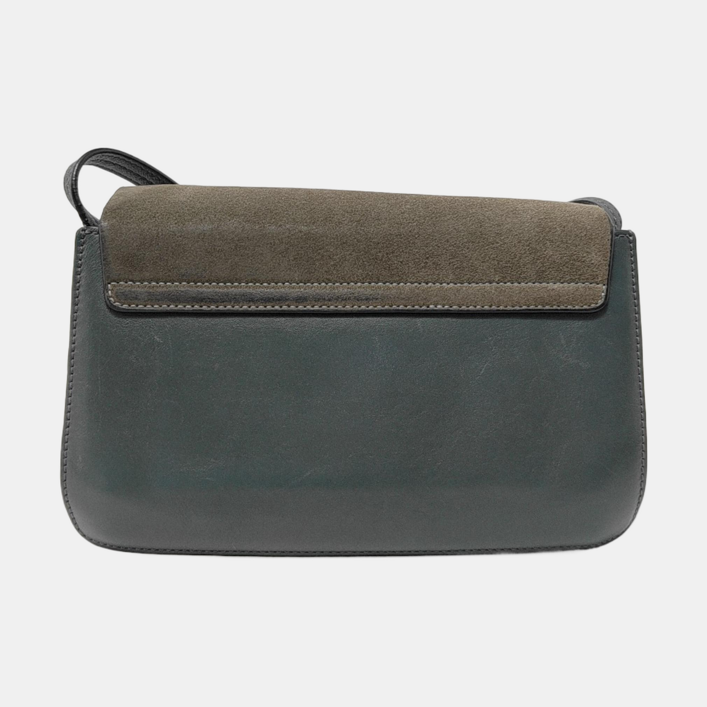 Chloé Faye Small size Haze Blue Calfskin Single Shoulder Bag Crossbody Bag Golden hardware-(SKU)-949108541