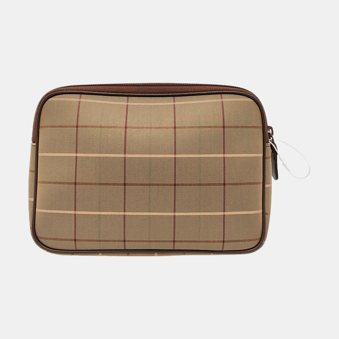 BURBERRY Khaki Canvas Handbag Brown Hardware-(SKU)-954910626