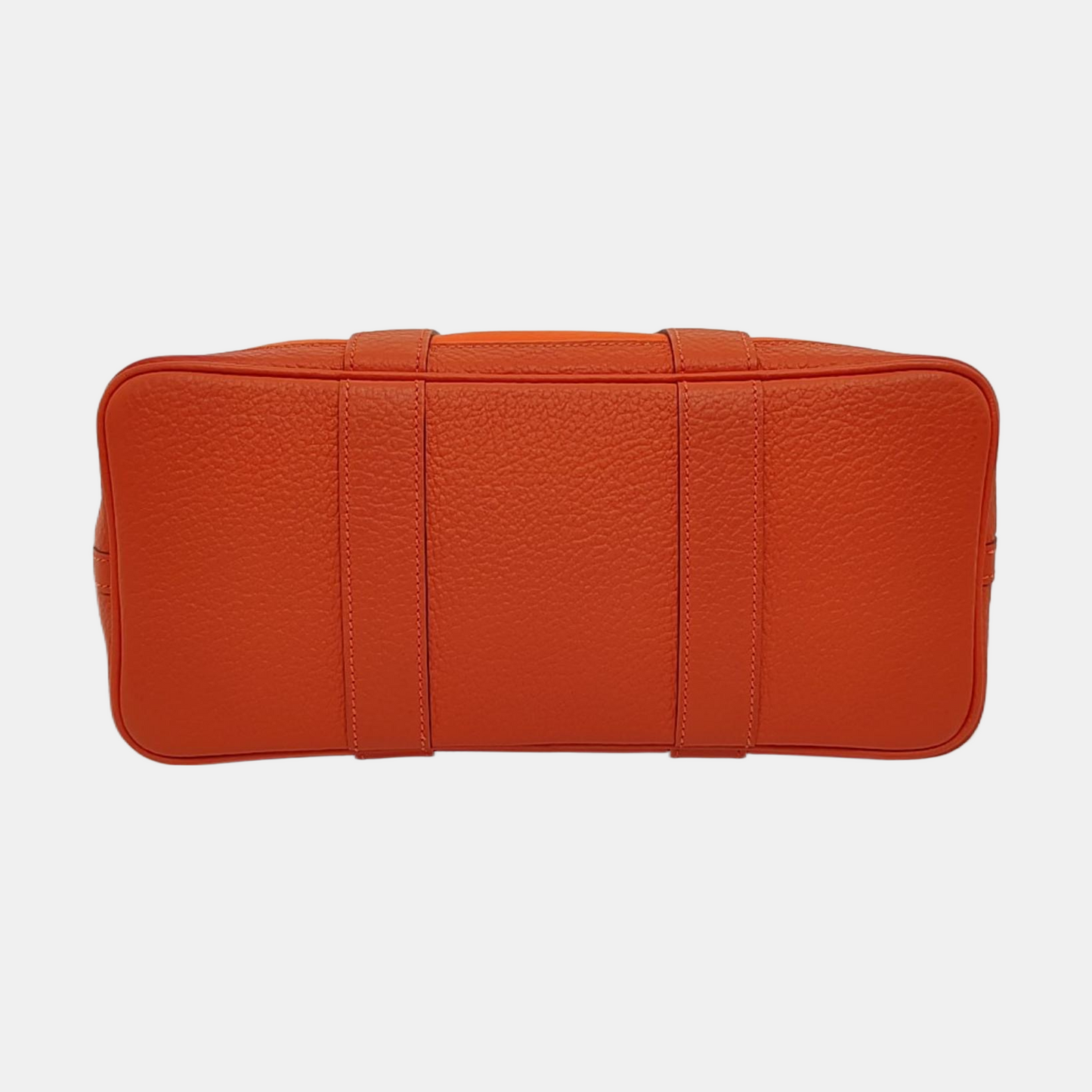 HERMÈS Garden Party 30 Geranium Red Canvas Garden Bag Tote Bag Silver Hardware D-(SKU)-954902323