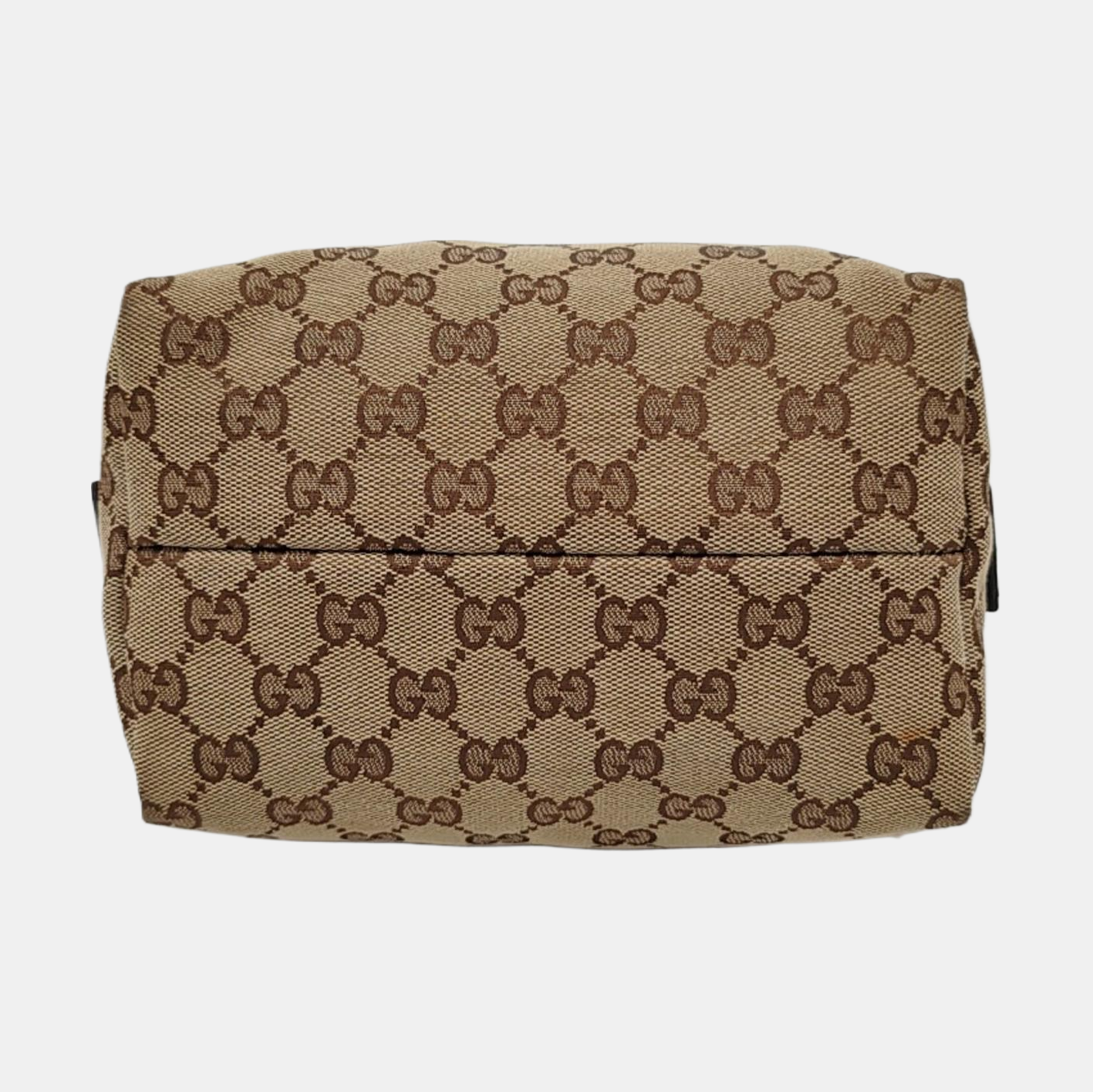 GUCCI Brown Canvas Monogrammed Tote Bag Golden hardware-(SKU)-946191462
