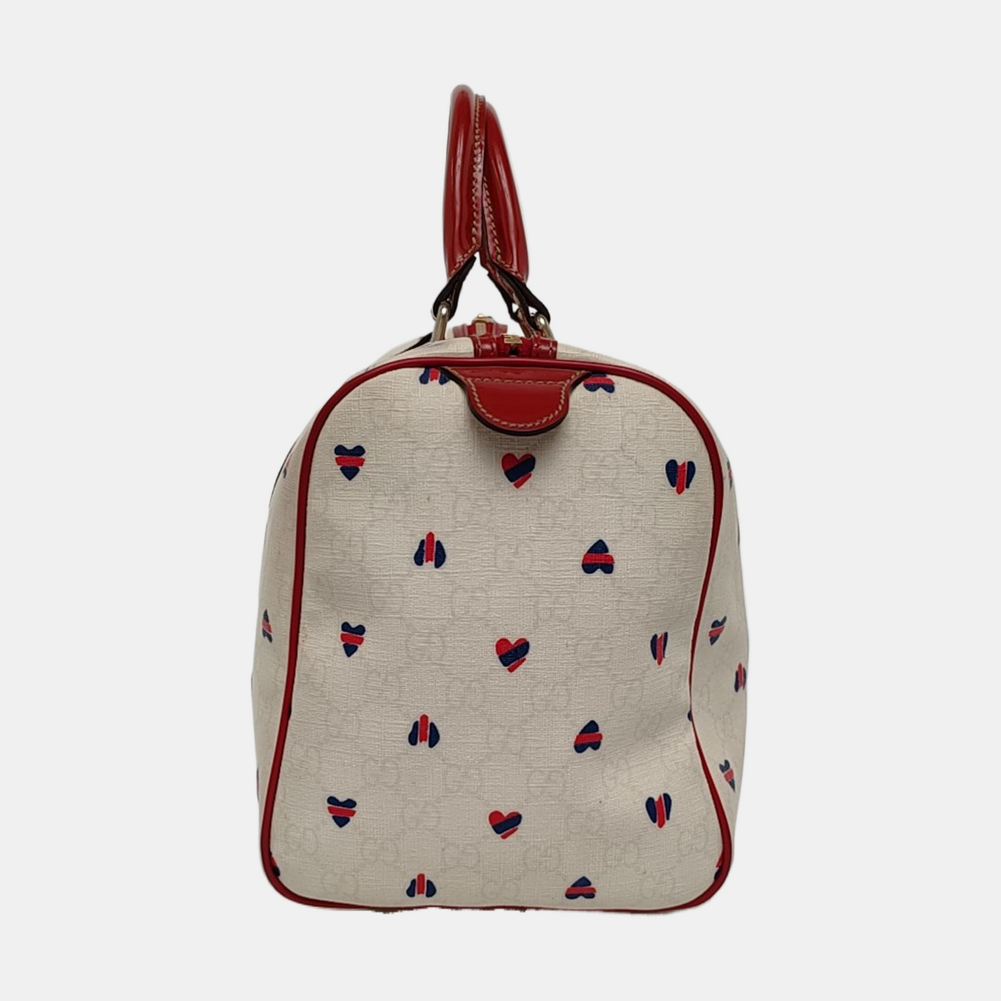GUCCI Joy Beige Coated Canvas Printed Tote Bag Golden hardware-(SKU)-955096303