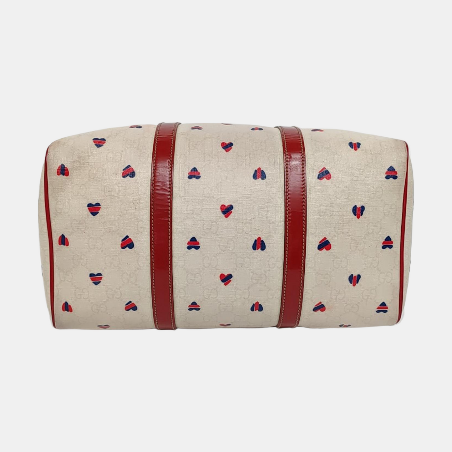 GUCCI Joy Beige Coated Canvas Printed Tote Bag Golden hardware-(SKU)-955096303