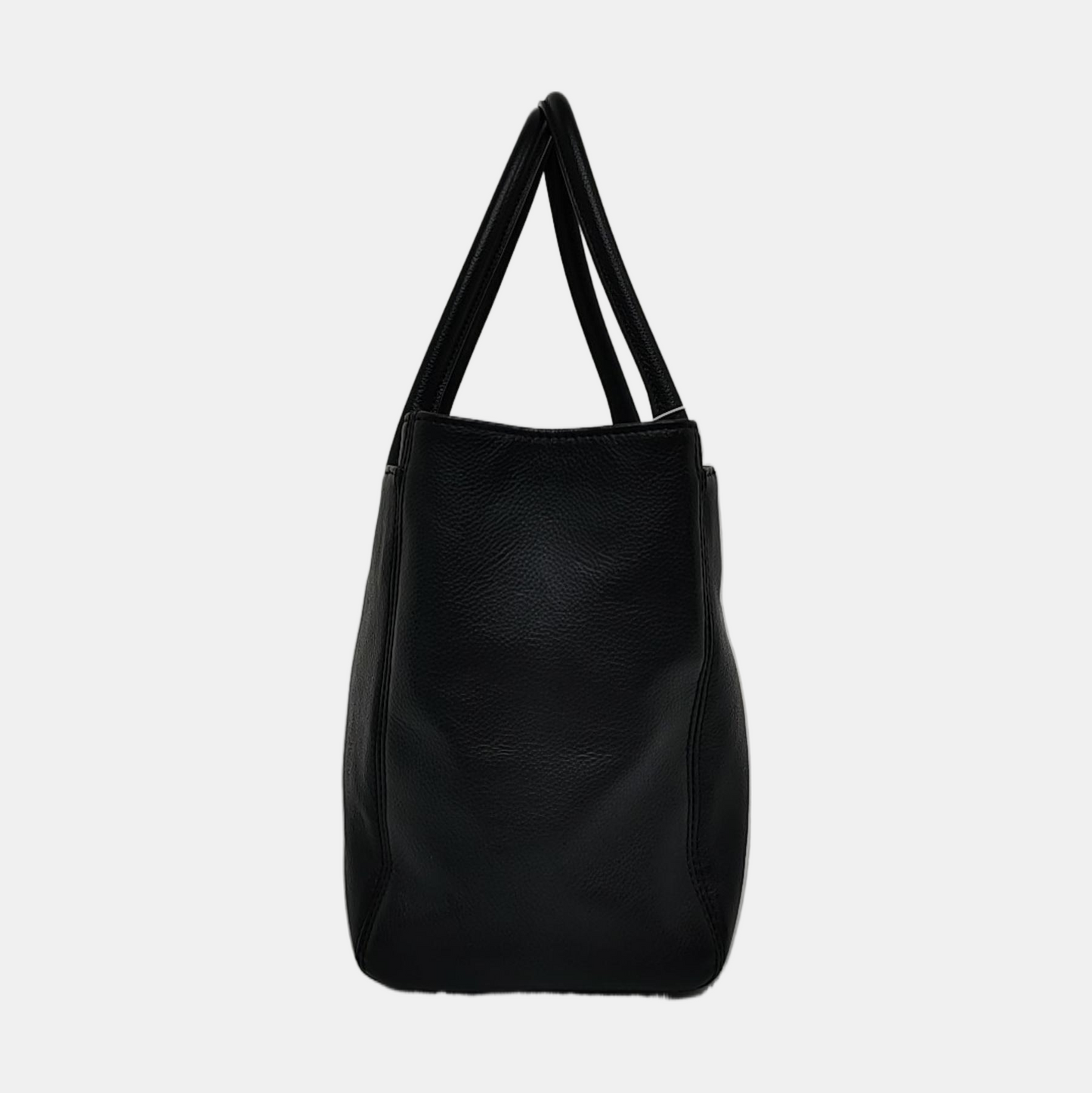 CHANEL CERF Black Calfskin Leather Shoulder Bag with Removable Strap-(SKU)-954658112