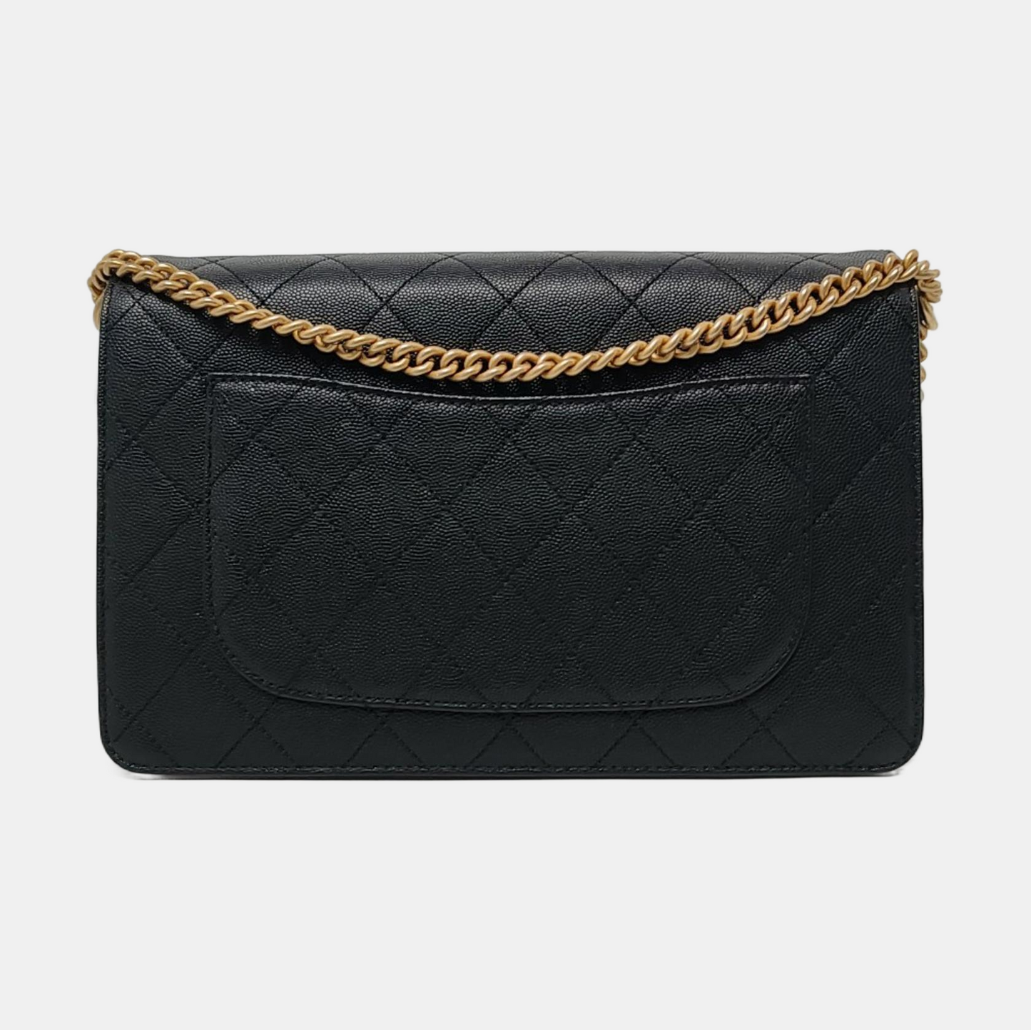 CHANEL LADY COCO Medium Black Calfskin Diamond Quilted Crossbody Bag Tote Bag Shoulder Bag Golden Hardware 26 Clasp-(SKU)-954739550