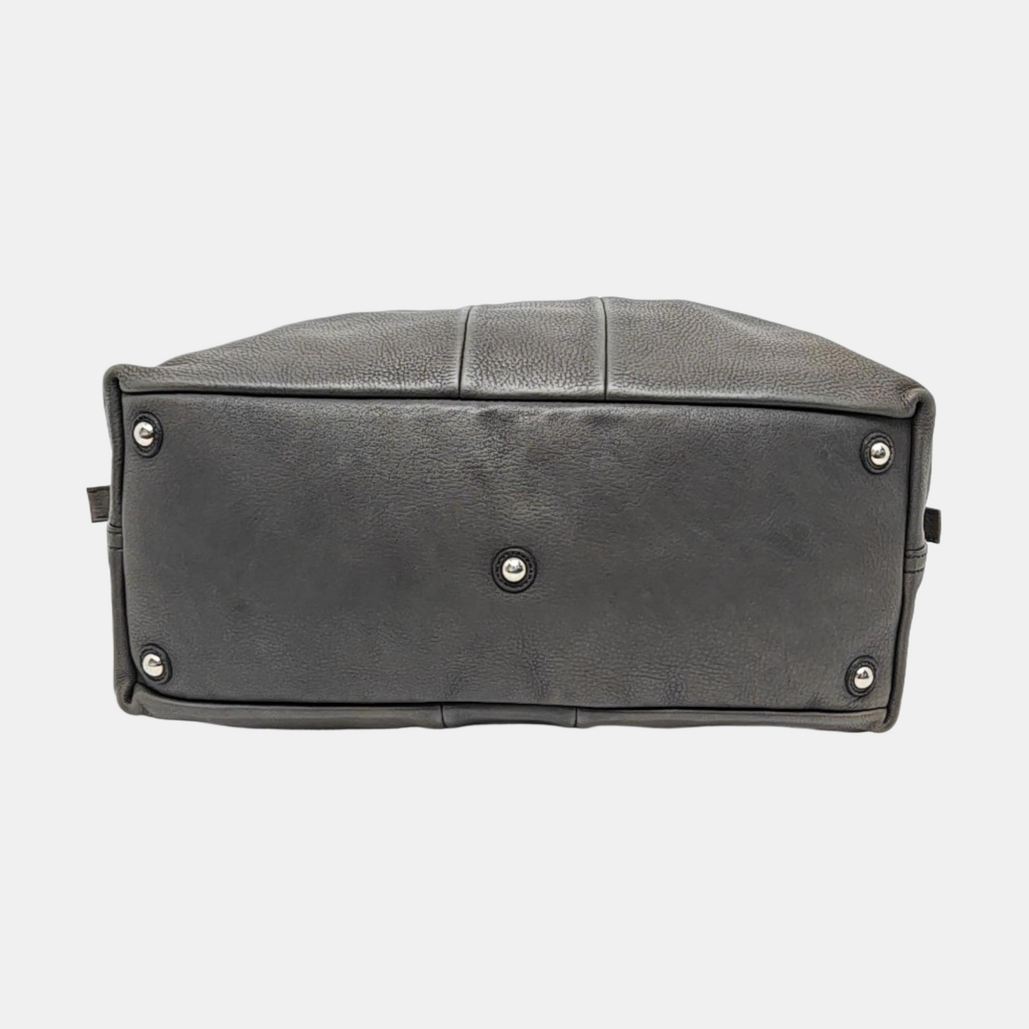 YSL EASY Medium size Dark Grey Leather Quilted Handbag Silver Hardware-(SKU)-955054552