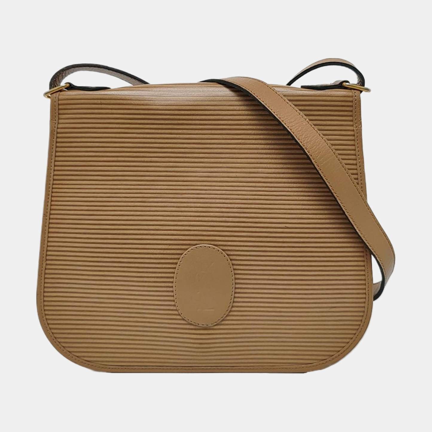 YSL Khaki Cowhide Crossbody Single Shoulder Bag Removable shoulder strap-(SKU)-955059739