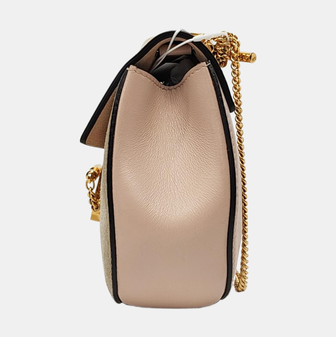 Chloé Drew mini Pink Cowhide Piglet Bag Single Shoulder Bag Golden hardware-(SKU)-955378540