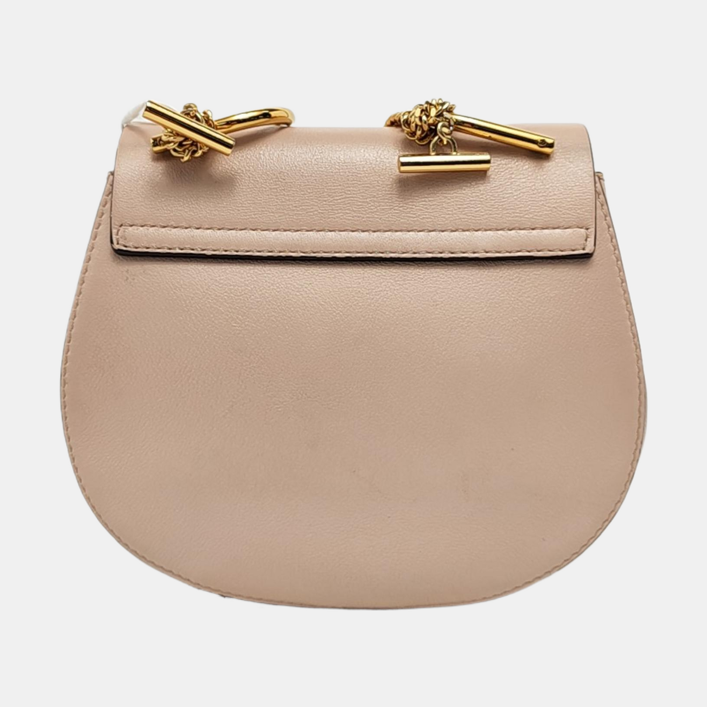 Chloé Drew mini Pink Cowhide Piglet Bag Single Shoulder Bag Golden hardware-(SKU)-955378540