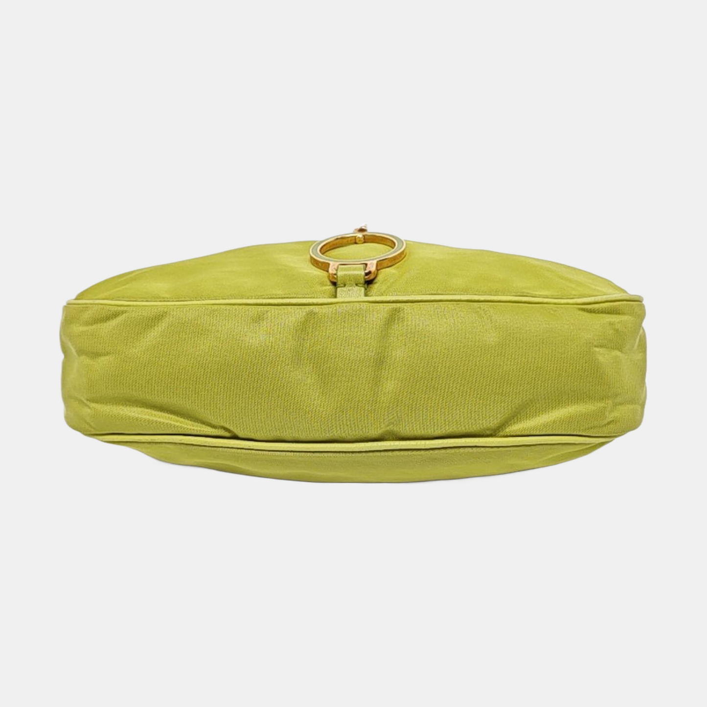 PRADA Green Nylon Logo Shoulder Bag Golden hardware-(SKU)-955381883