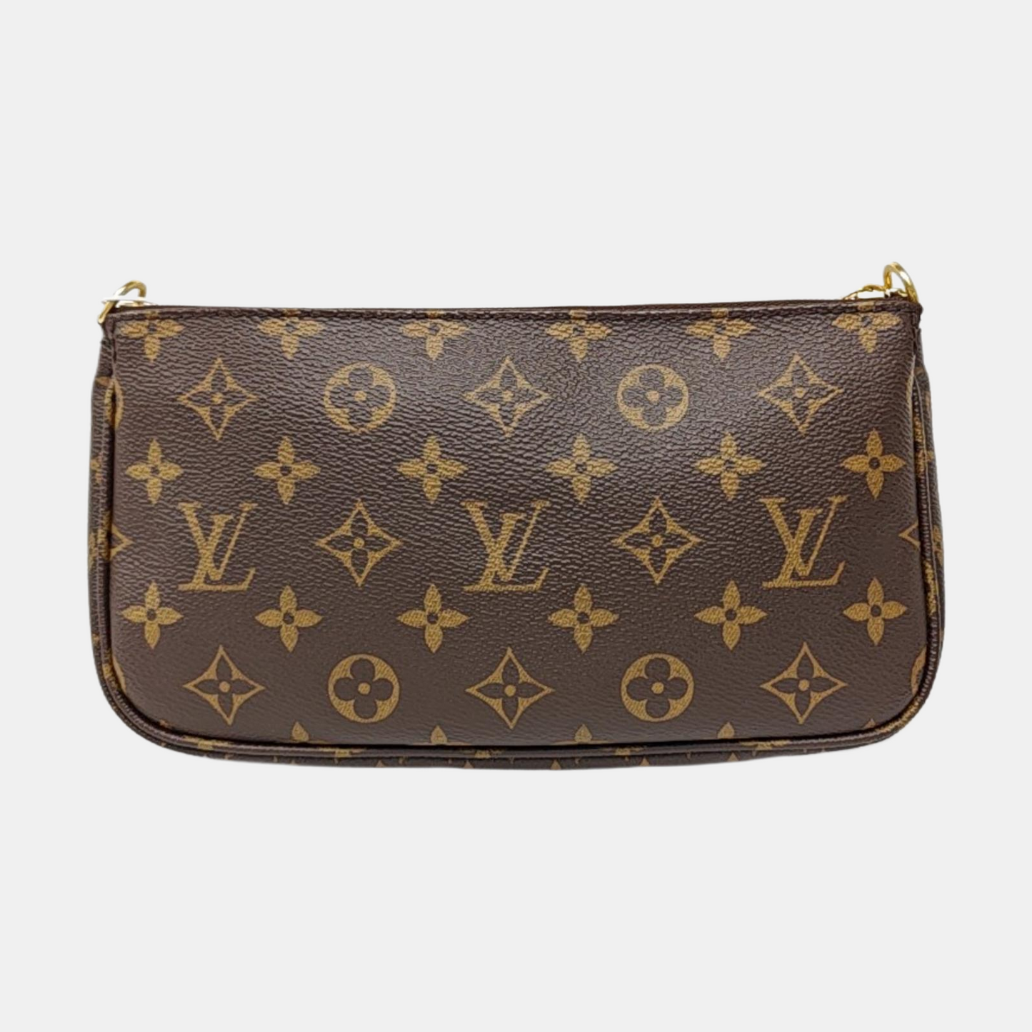 LOUIS VUITTON MULTI Brown Coated Canvas Monogram Empreinte 5-in-1 Crossbody Bag Handbag Shoulder Bag Detachable Strap-(SKU)-955568541