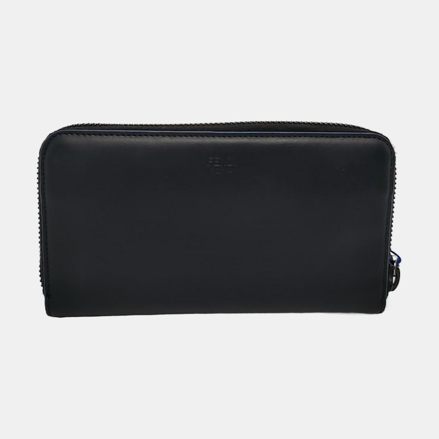 FENDI Monster Black Leather Embossed Wallet Black hardware-(SKU)-955589989