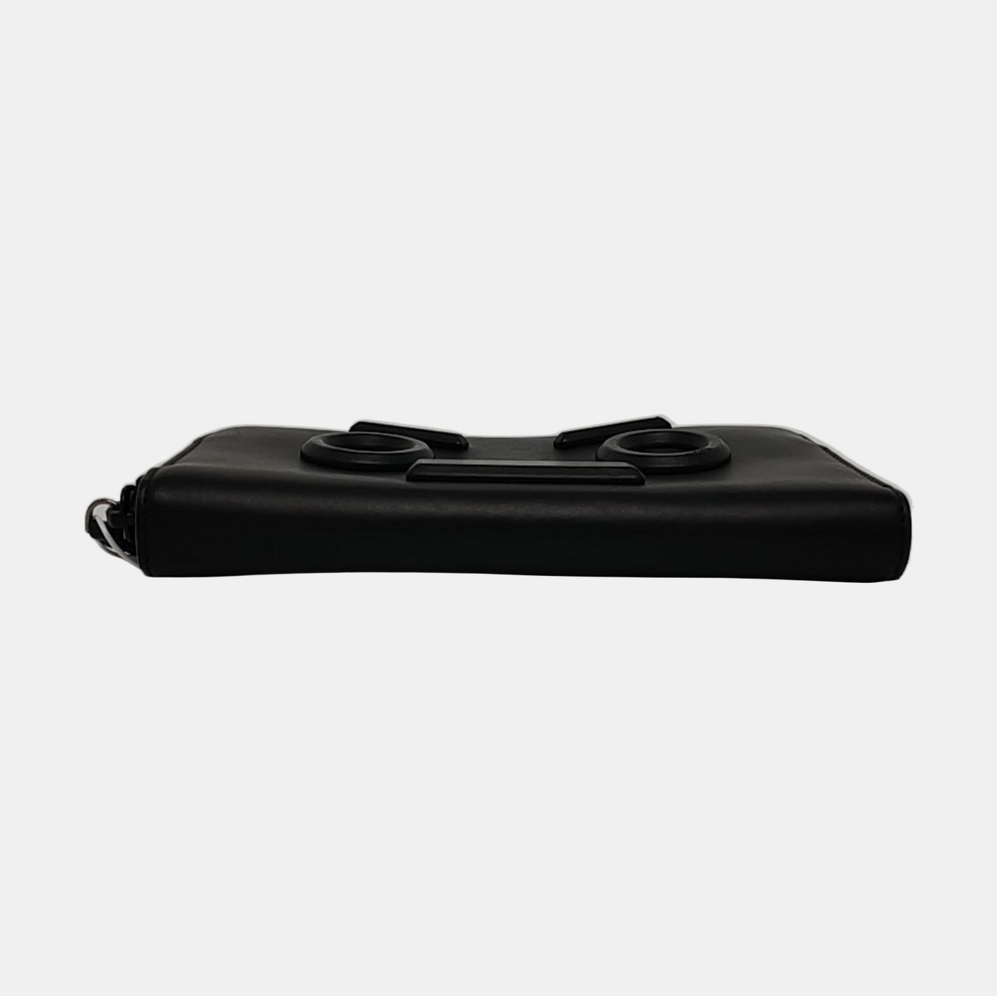 FENDI Monster Black Leather Embossed Wallet Black hardware-(SKU)-955589989