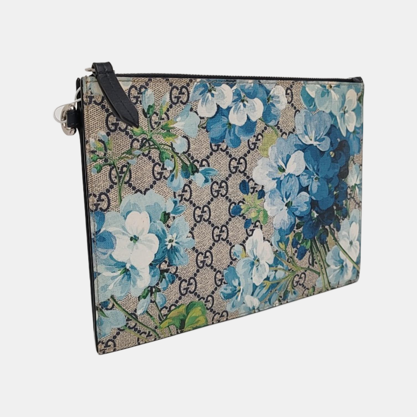 GUCCI GG Blooms Multicolor Coated Canvas Geranium Handbag Handbag Silver Hardware-(SKU)-955633872