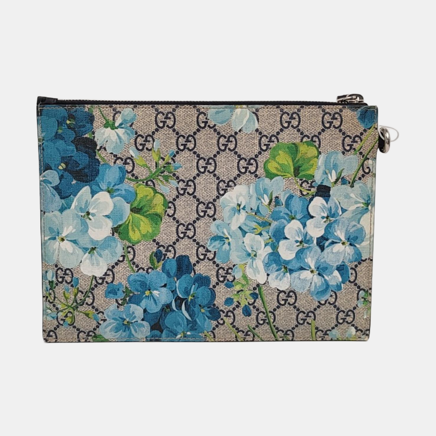 GUCCI GG Blooms Multicolor Coated Canvas Geranium Handbag Handbag Silver Hardware-(SKU)-955633872