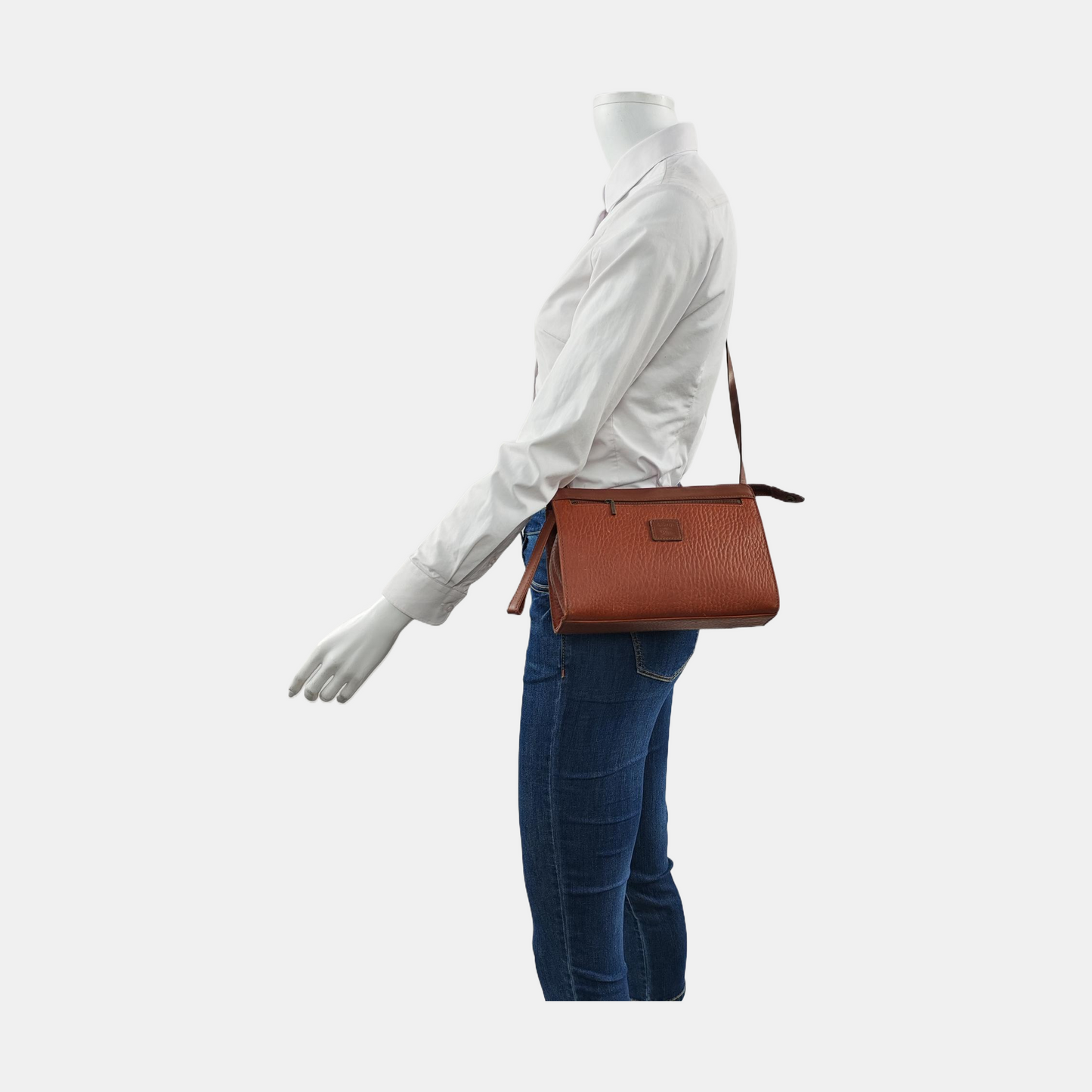BURBERRY Caramel Leather Single Shoulder Bag Handbag Brown Hardware Removable shoulder strap-(SKU)-955601715