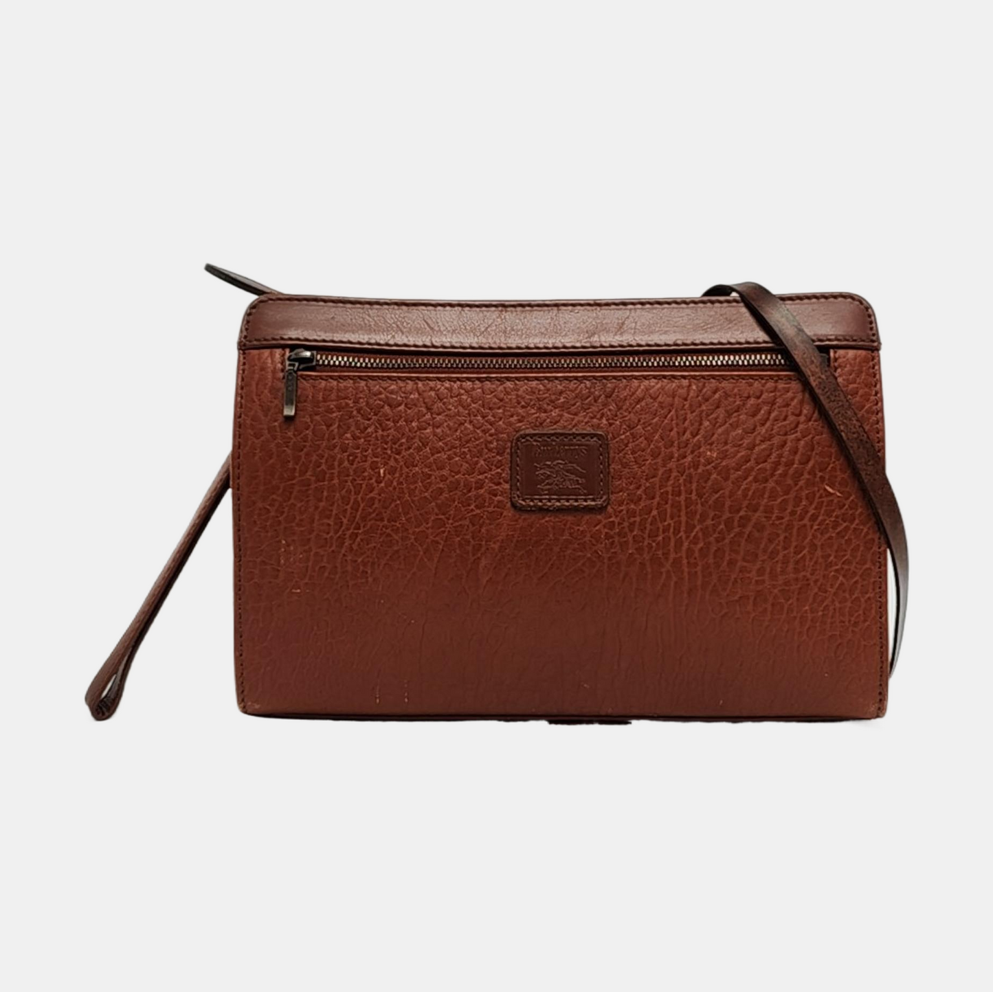 BURBERRY Caramel Leather Single Shoulder Bag Handbag Brown Hardware Removable shoulder strap-(SKU)-955601715