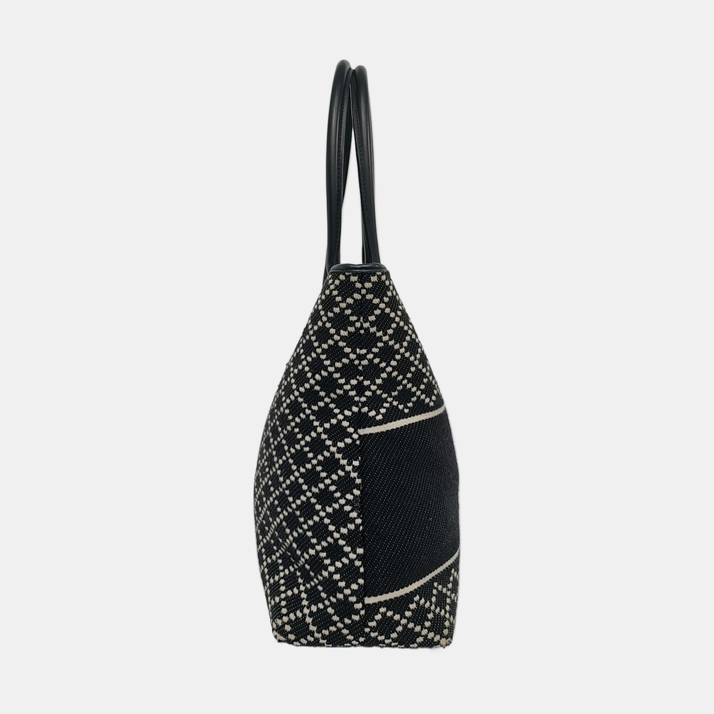 GUCCI Princy Black Fabric Jacquard Single Shoulder Bag Golden hardware-(SKU)-955712235