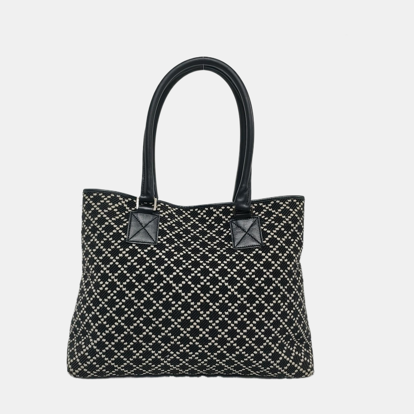 GUCCI Princy Black Fabric Jacquard Single Shoulder Bag Golden hardware-(SKU)-955712235