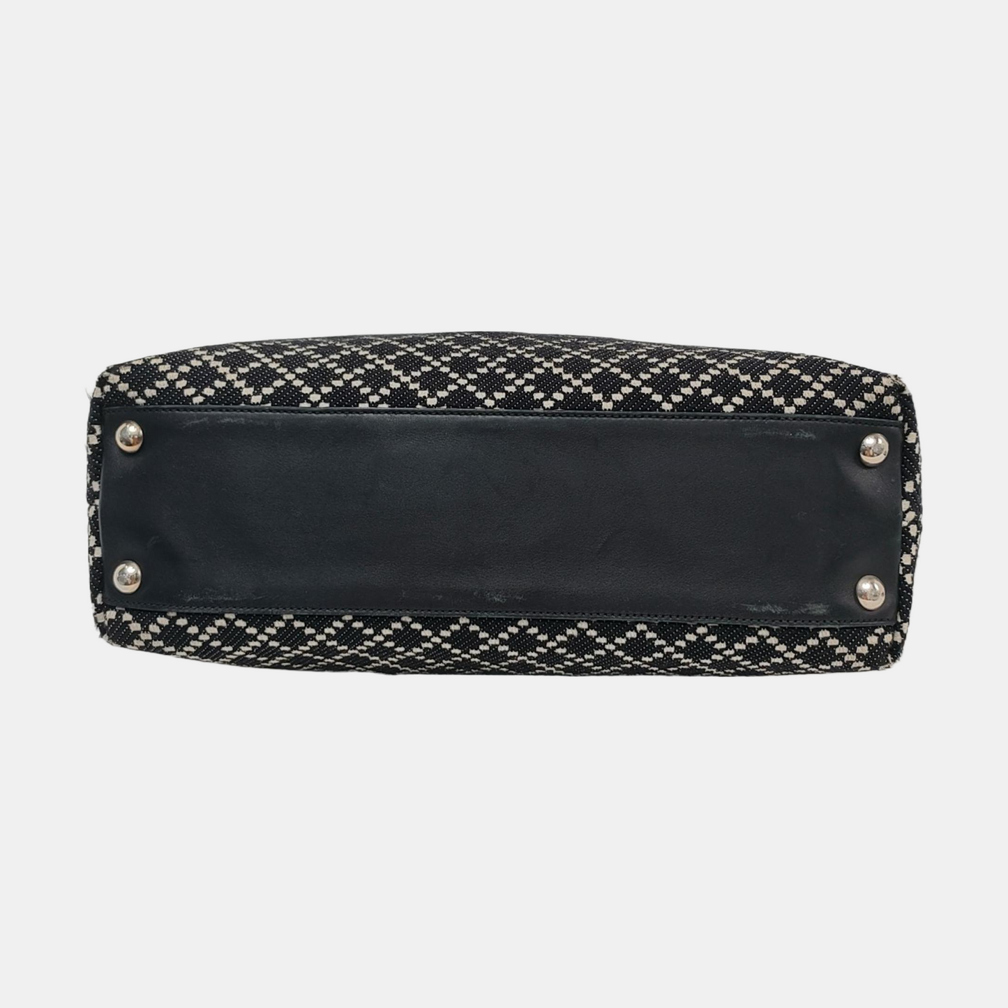 GUCCI Princy Black Fabric Jacquard Single Shoulder Bag Golden hardware-(SKU)-955712235