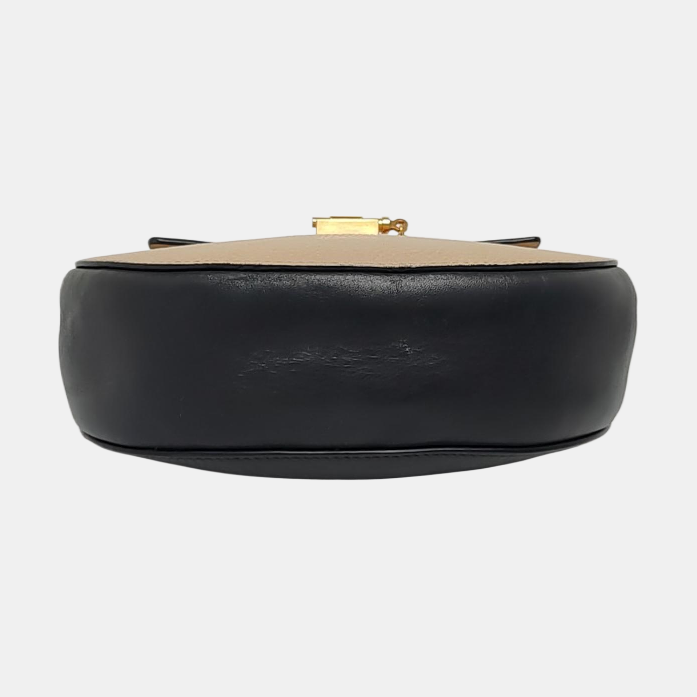 Chloé Drew Medium size Beige Cowhide Piglet Bag with Shoulder and Crossbody Strap Golden hardware-(SKU)-955598189