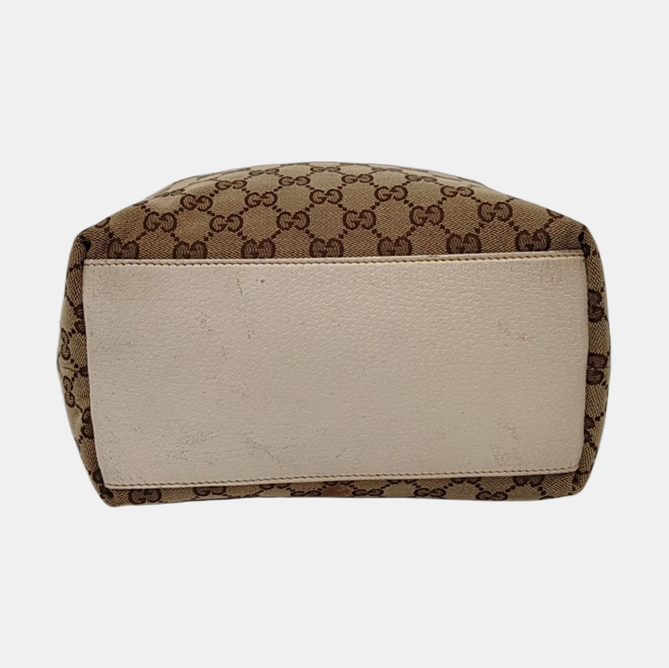 GUCCI Bucket bag Khaki Canvas Monogram Floral Single Shoulder Bag Tote Bag Golden hardware-(SKU)-955867779