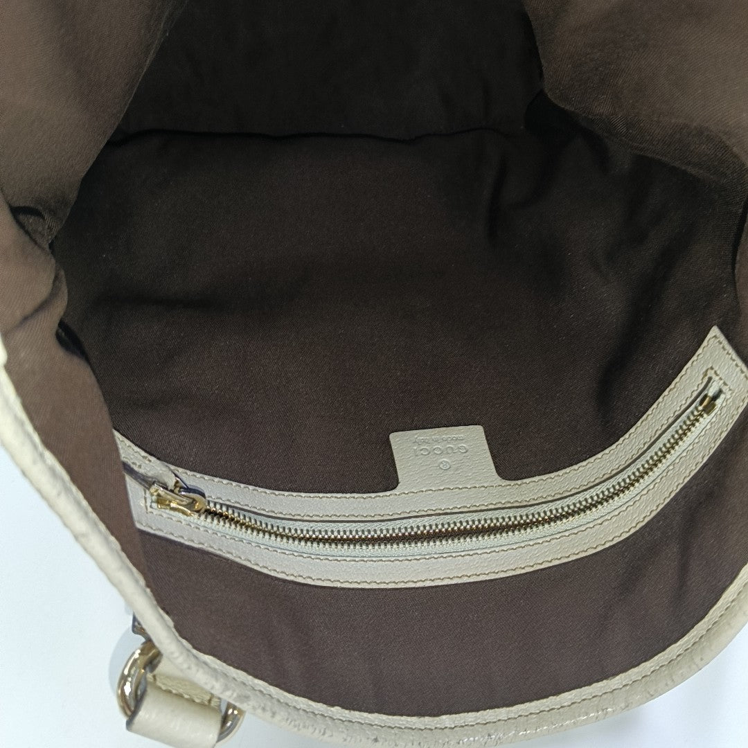 GUCCI Bucket bag Khaki Canvas Monogram Floral Single Shoulder Bag Tote Bag Golden hardware-(SKU)-955867779