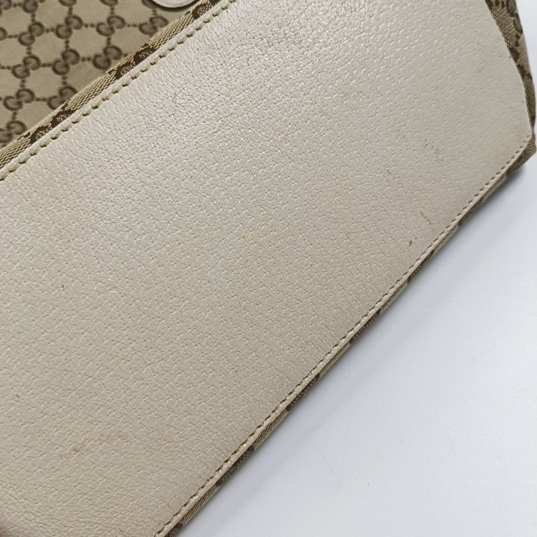 GUCCI Bucket bag Khaki Canvas Monogram Floral Single Shoulder Bag Tote Bag Golden hardware-(SKU)-955867779