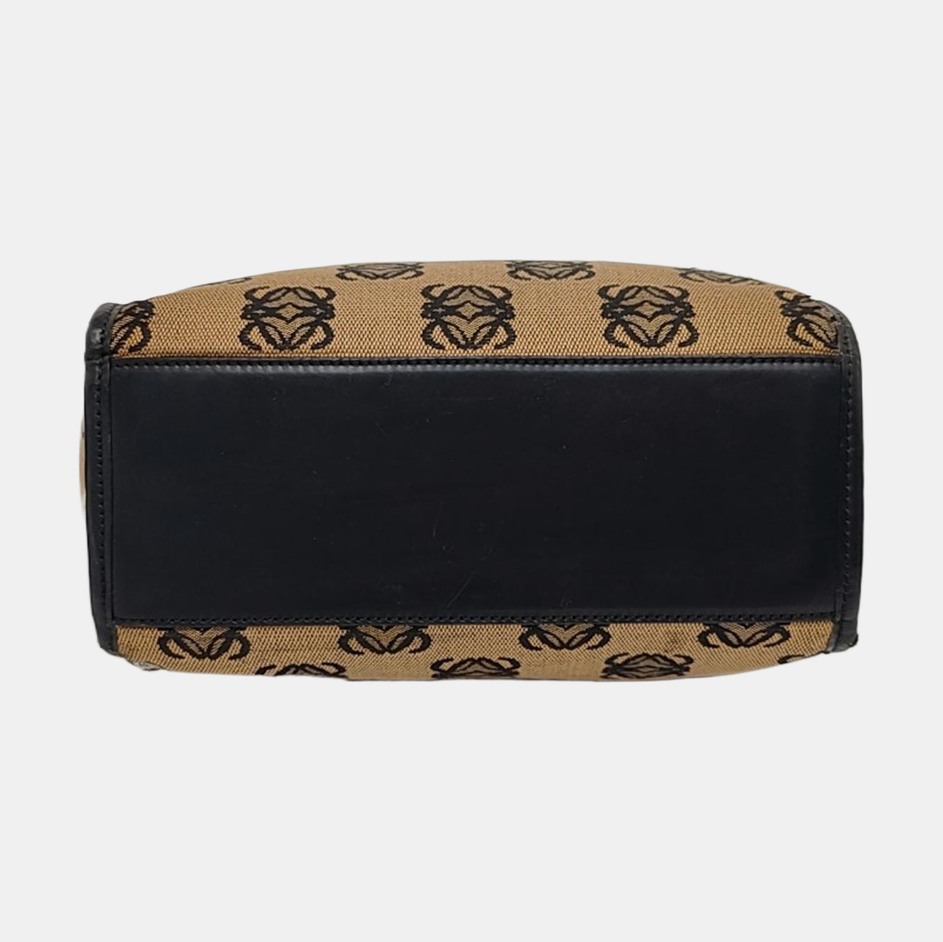 LOEWE Tote bag Brown Canvas Monogrammed Tote Bag Golden hardware-(SKU)-955759577