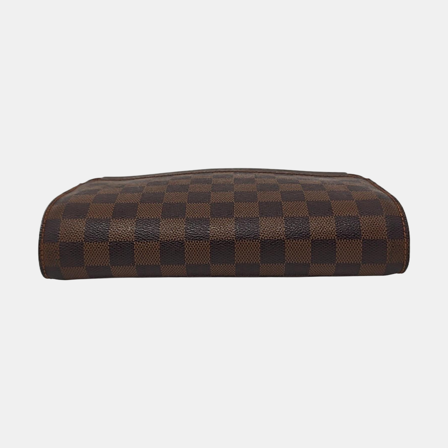 LOUIS VUITTON SAINT LOUIS Brown Coated Canvas Checkered Handbag Golden hardware-(SKU)-955725182