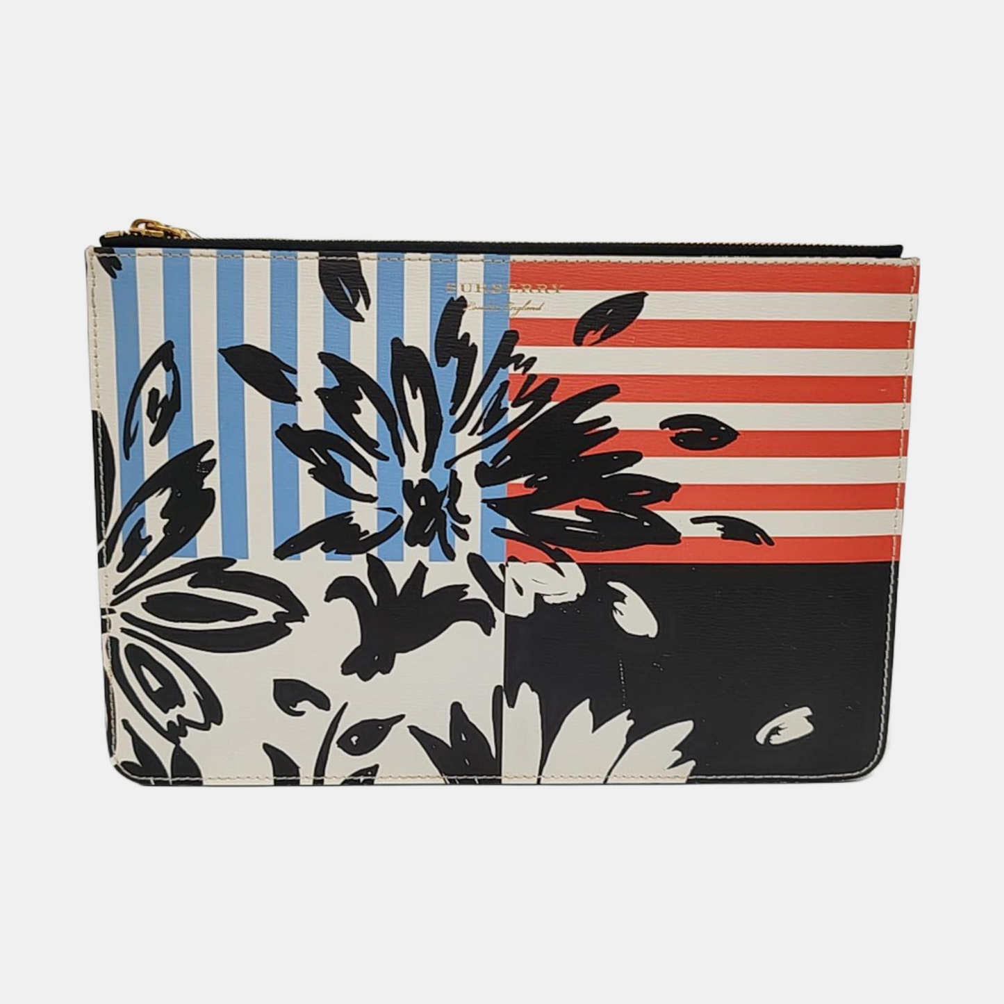 BURBERRY Multicolor Cowhide Printed Handbag Golden hardware-(SKU)-955854009