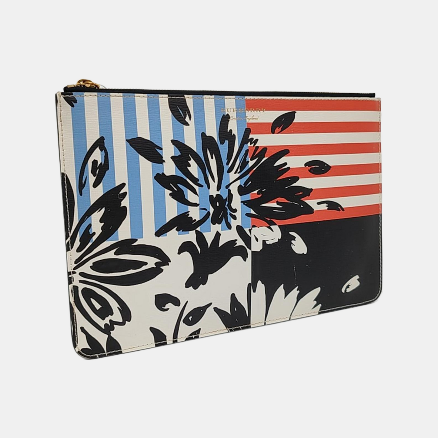 BURBERRY Multicolor Cowhide Printed Handbag Golden hardware-(SKU)-955854009