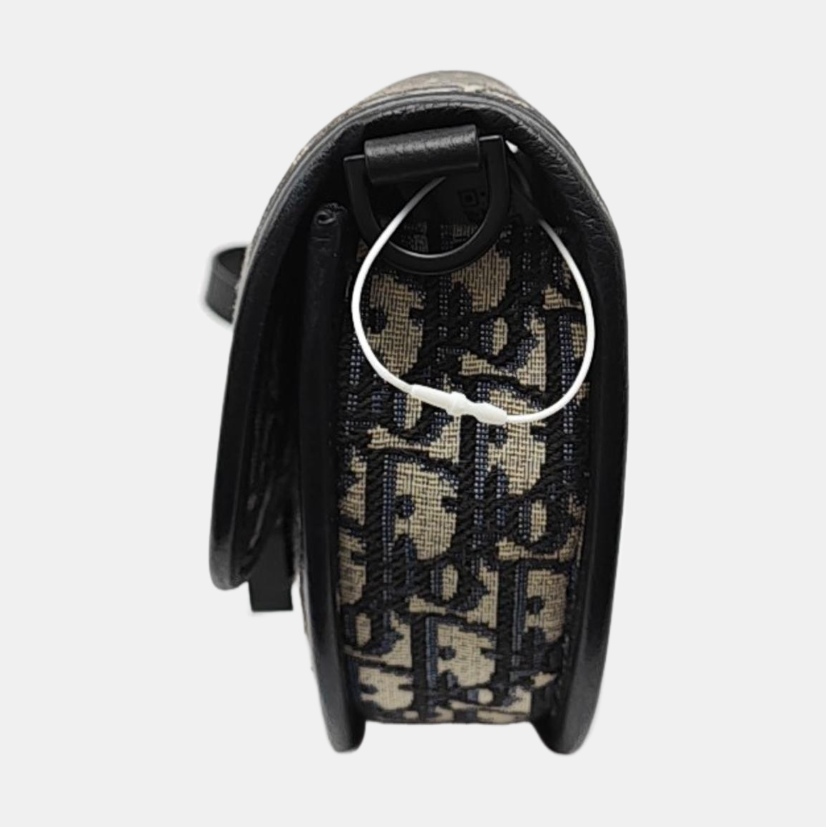 DIOR Gallop Black Canvas Monogram Crossbody Bag Single Shoulder Bag Removable Shoulder Straps-(SKU)-955894227